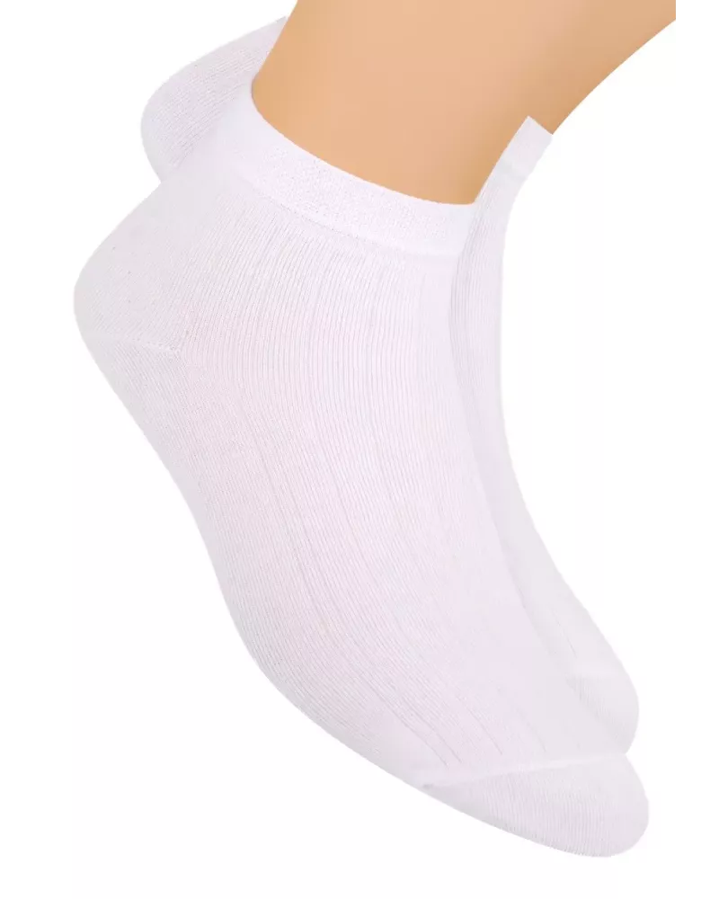 Chlapecké kotníkové ponožky 054/100 STEVEN | bílá | velkoobchod HOTEX