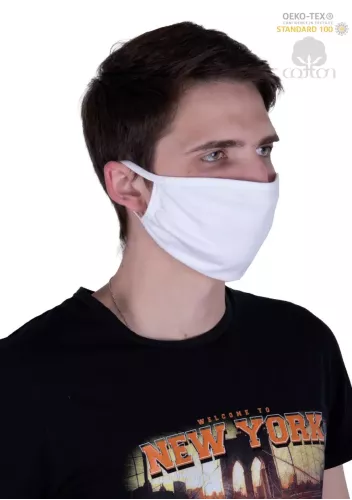 Bavlněná rouška s kapsou na FILTR HEPA BABELL