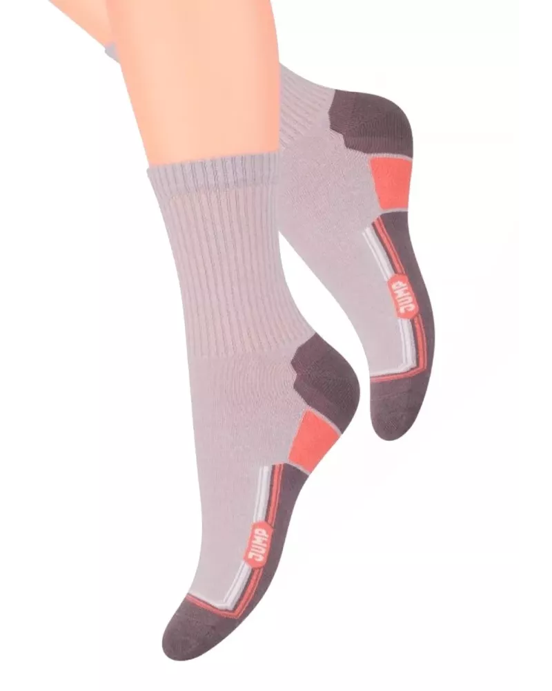 Dámské klasické ponožky 026/19 STEVEN | béžová | velkoobchod HOTEX