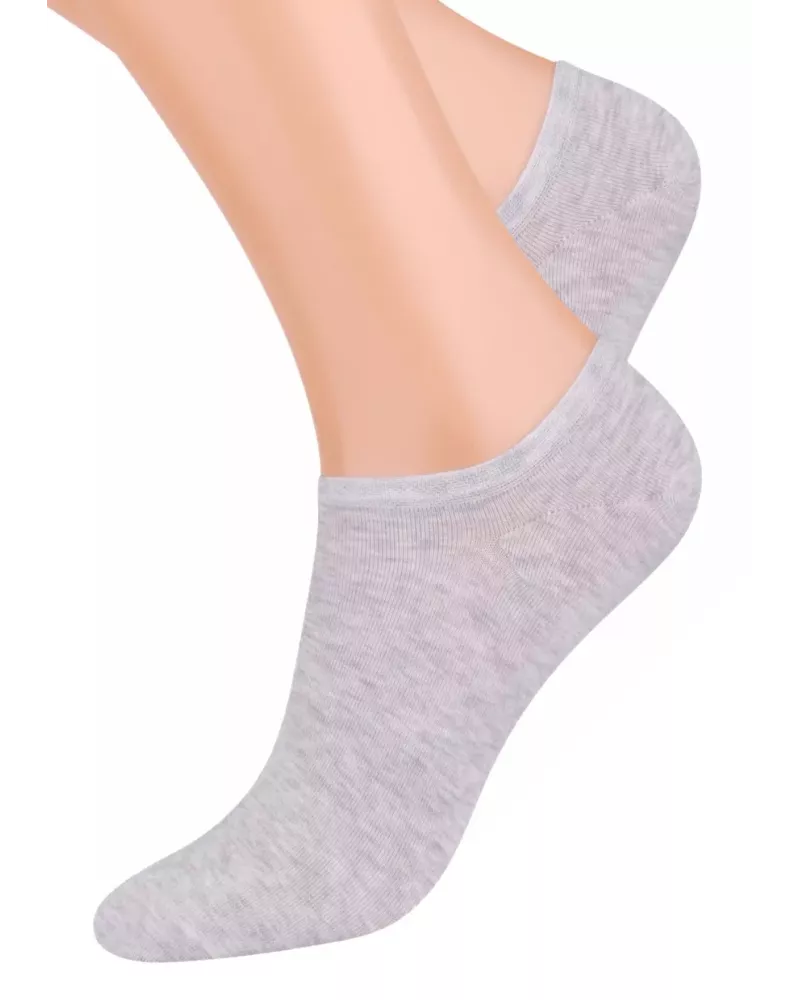 Dámské nízké ponožky 007 STEVEN | šedá melír | velkoobchod HOTEX