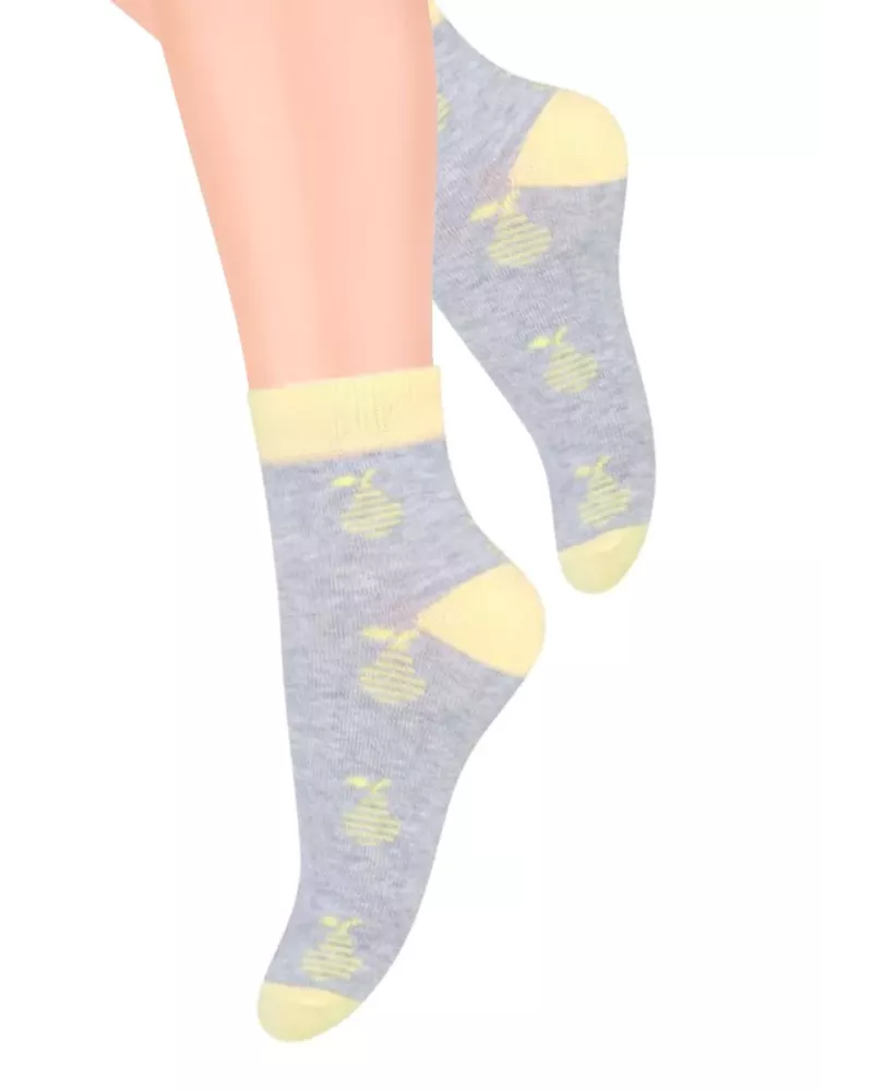 Dívčí kotníkové ponožky 004/8 STEVEN | velkoobchod HOTEX
