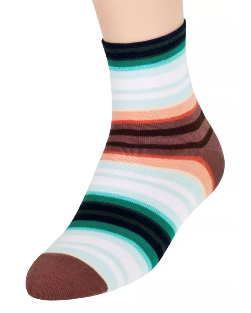 Dívčí klasické ponožky vzor 014/2 STEVEN | velkoobchod HOTEX