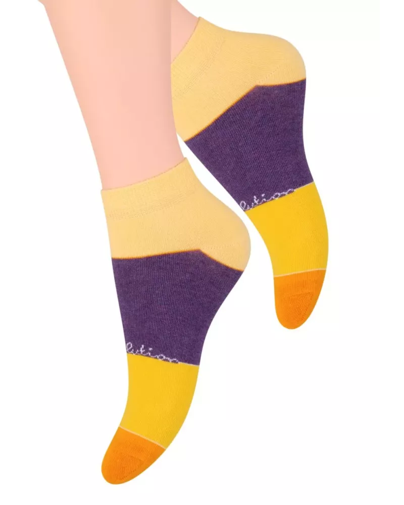 Dámské kotníkové ponožky vzor 052/5 STEVEN | velkoobchod HOTEX