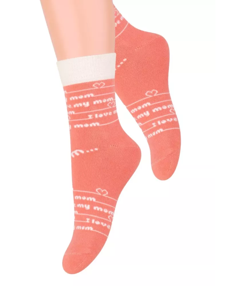 Dívčí klasické ponožky vzor 014/18 STEVEN | velkoobchod HOTEX
