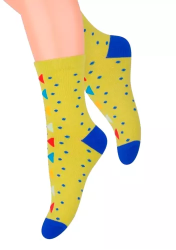 Dívčí klasické ponožky vzor 014/13 STEVEN | velkoobchod HOTEX