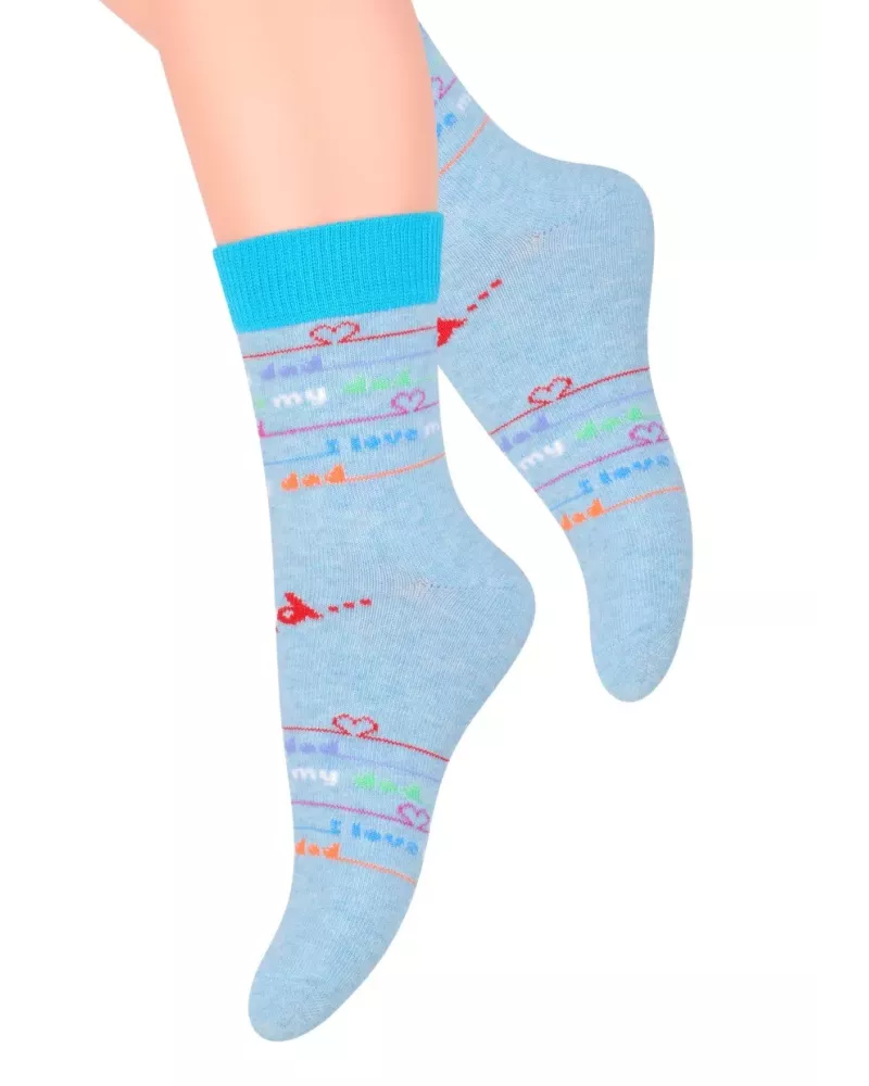Dívčí klasické ponožky vzor 014/18 STEVEN | velkoobchod HOTEX