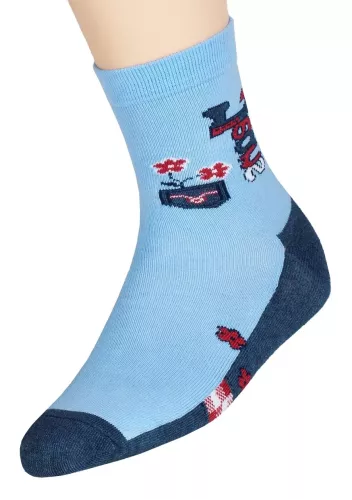Dívčí klasické ponožky vzor 014/6 STEVEN | velkoobchod HOTEX