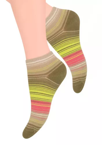 Dámské kotníkové ponožky vzor 052/4 STEVEN | velkoobchod HOTEX