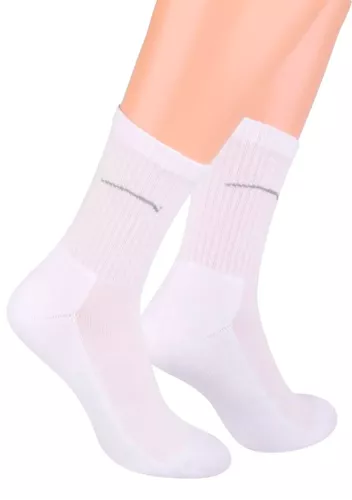 Pánské klasické ponožky 047 STEVEN | bílá | velkoobchod HOTEX