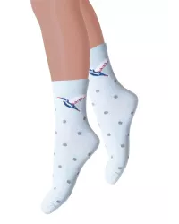 Dívčí klasické ponožky 014/391 STEVEN