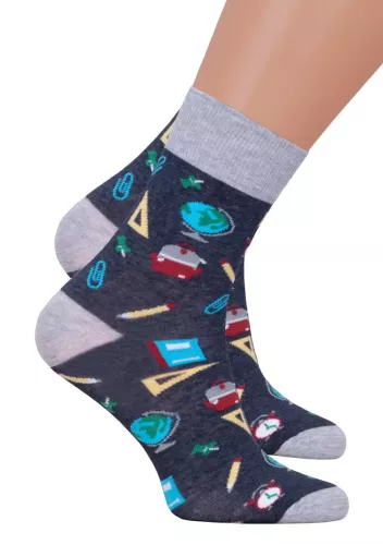 Chlapecké klasické ponožky 039/001 STEVEN